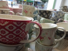 Tea cups in the tea shop, Uppsala